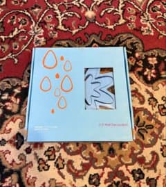 3-D Wall Decoration 青 フラワーデザイン