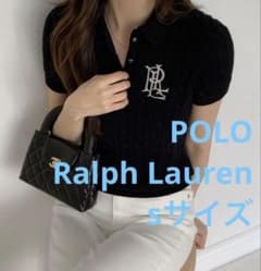 セールPOLORRLローレンラルフローレン ケーブルニット 刺繍銀ボタン