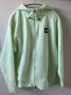 【新品】UNDER ARMOUR ジップアップパーカー パステルグリーン