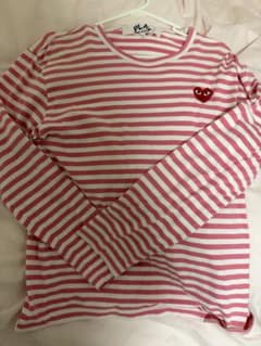 PLAY COMME des GARCONS ボーダー長袖Tシャツ - メルカリ