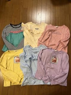 女の子 160 まとめ売りJENNI love 長袖Tシャツ　6点セットのサムネイル