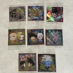 【未開封】ドラゴンボールウエハース　シール8点のサムネイル