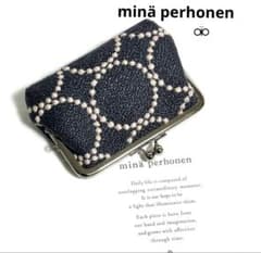 ミナペルホネン⚮̈タンバリン 親子がま口 お財布/キャッシュレス