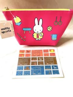 miffy sports ポーチ 切手風ステッカーセットのサムネイル