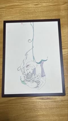 須川まきこ　アート　ジークレー版画　落款 額縁入り m87290508679_1.jpg?1781962160