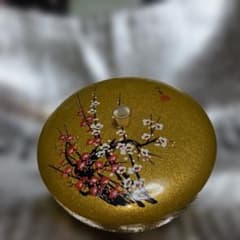 金地梅蒔絵 菓子器 喰籠 蓋付き - メルカリ