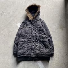 90s DIESEL ファーダウンジャケット Y2K archive 古着 - メルカリ