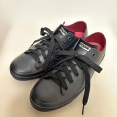 【新品未使用】moz レインシューズ　24.5cm 黒　ブラックのサムネイル