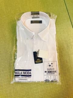MILA MODA 長袖カッターシャツ38-82 ホワイトのサムネイル