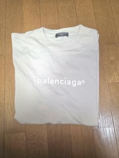 ​バレンシアガ BALENCIAGA ロゴ Tシャツ Mサイズ ベージのサムネイル