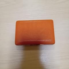オレンジ 合成皮革 名刺入れのサムネイル