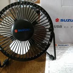 新浜田さま専用品   未使用  USB ミニファン (スズキ)のサムネイル
