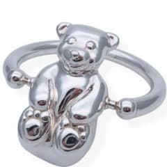 ティファニー シルバー ベビー ベア ラトル SV925 くま YO400