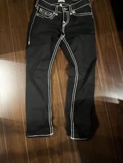TRUE RELIGION RICKY ストレートデニム ブラック 30 - メルカリ