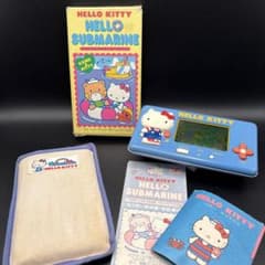 【完動品】ハローキティ ハローサブマリン 携帯ゲーム機 本体、説明書、ケース一式のサムネイル