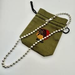 テ*ル様 SAAD　ネックレス　ボールチェーン　シルバー　50cm　5mm　SV 美品 SAAD SVボールチェーン 5mm幅 45センチ 30.71g - メルカリ