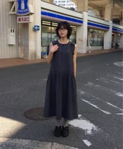 nugu チェックロングワンピースのサムネイル