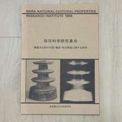 保存科学研究集会　ー埋蔵文化財の材質・構造・保存環境に関する研究ーのサムネイル