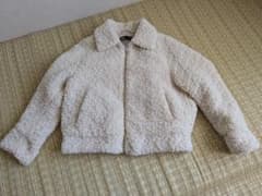 ZARA ボアジャケット ホワイト XSのサムネイル