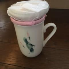 中国  台湾  茶器  茶漉し付きコップ  未使用のサムネイル