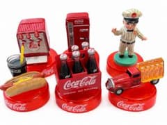 コカ・コーラ ボトルキャップ フィギュア 6種 - メルカリ