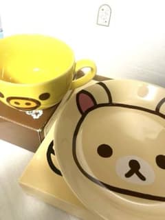リラックマ陶器皿＆カップ セットのサムネイル