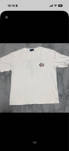 Tシャツ ホワイト バックプリント 車のサムネイル