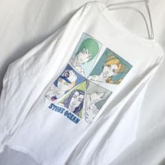 ジョジョの奇妙な冒険 ストーンオーシャン 長袖 Tシャツ ロンT 白 荒木