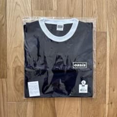 オアシス tシャツ リンガー サイズXL oasis 30周年 特別展 グッズ オアシス tシャツ リンガー サイズXL oasis 30周年 特別展