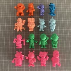 今野産業 トライデント 血液型 キャラクター 消しゴム フィギュア 全16種 今野産業 トライデント 血液型 消しゴム フィギュア 人形 全16種