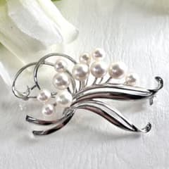 ☆美品☆ミキモト　パール　シルバー　ブローチ　皇室御用達ブランド m87314465803_1.jpg?1721459663