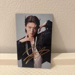 M!LK 山中柔太朗 M!X コメントサイン入りトレカ M!LK 山中柔太朗 金箔押しプリントサイン入りトレカ - メルカリ
