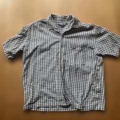 90s MAMBO 半袖チェックシャツ XL シアサッカー 短丈 古着のサムネイル