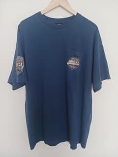 HARLEY DAVIDSON T-shirt, navy, vintage, size 2XL