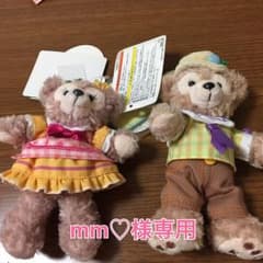 【値下げ！】ダッフィー シェリーメイ ぬいぐるみバッジのサムネイル
