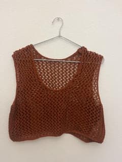 【美品】JEANASIS オレンジ ビスチェ Fサイズのサムネイル