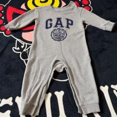 GAP ベビー ロンパース カバーオール グレーのサムネイル