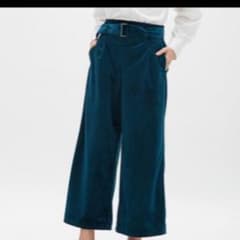 ワイドパンツ  ベロアのサムネイル