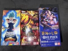 ワンピースカード＆ドラゴンボール[テープ付き] 3BOXセット - メルカリ