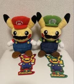 マリオピカチュウ ルイージピカチュウ ぬいぐるみ 限定品 - メルカリ