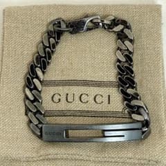 【美品】GUCCI カットアウトG ブレスレット ラージタイプ サイズ18 喜平 美品】GUCCI カットアウトG ブレスレット ラージタイプ サイズ18 喜平