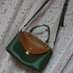 ワンハンドル2wayハンドバッグ ショルダーバッグのサムネイル