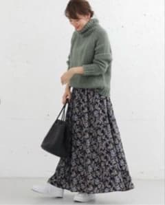 Sonny Label ヴィンテージフラワープリント ロングスカート
