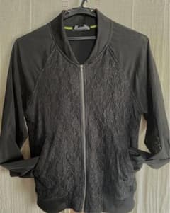 パーカー Mサイズ  レース 花柄 シースルーのサムネイル