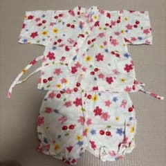 mikihouse 甚平 さくらんぼ柄 80cmのサムネイル