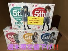 케이온! 5th 아니바 사리 - SQ 피규어 5명 세트