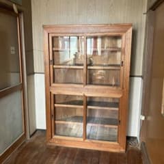 skullholic (美品)大正、昭和レトロ水屋、飾り棚 skullholic様専用 (美品)大正、昭和レトロ水屋、飾り棚 - メルカリ