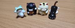 猫キャラクター フィギュア 4体セットのサムネイル