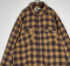 Field & Stream ヘビーフランネルシャツ チェック長袖シャツ