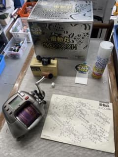 SHIMANO 電動丸 3000XH 電動リール - メルカリ